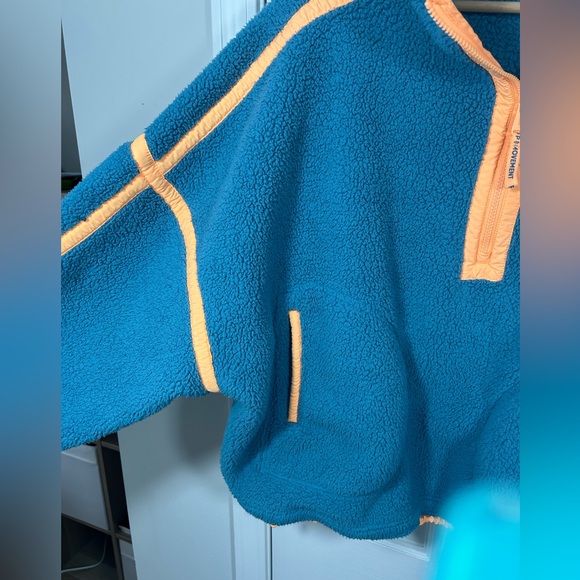 Free People FP Movement Mountain High Half Zip Fleece Size XL - Picture 8 of 9